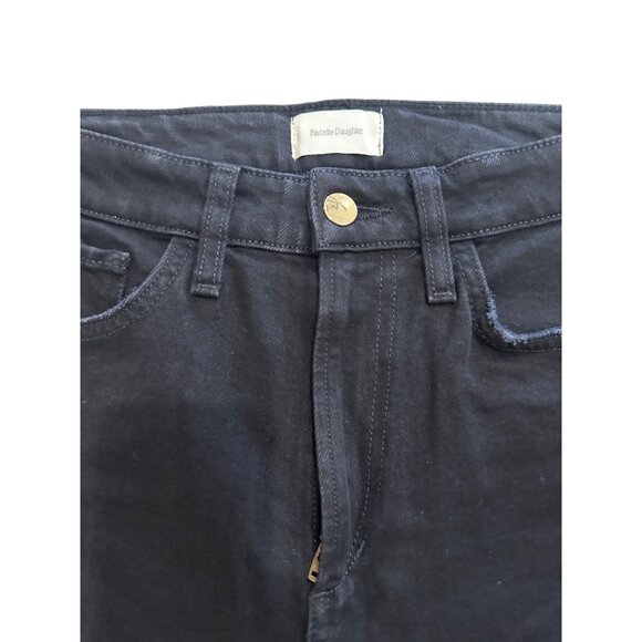 FAVORITE DAUGHTER Black Bermuda Denim Shorts Size 27 NEW - Picture 5 of 7